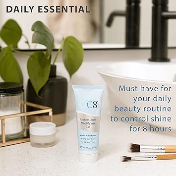 OC8 Professional Anti Shine Mattifying Gel: Oil Control Mattifier Formula for Face - Matte Finishing