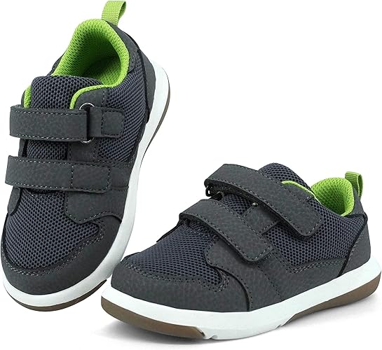 SKYWHEEL Toddler Boys Girls Tennis Shoes Kids Slip On Barefoot Shoes Wide Casual Walking Running Sneakers for Little Kids 4.5 4.5 out of 5 stars