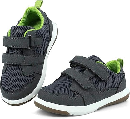 SKYWHEEL Toddler Boys Girls Tennis Shoes Kids Slip On Barefoot Shoes Wide Casual Walking Running Sneakers for Little Kids 4.5 4.5 out of 5 stars