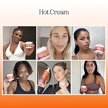 Hot Firming Lotion Sweat Enhancer - Skin Tightening Cream for Stomach Fat and Cellulite - Sweat Cream for Better Workout Results